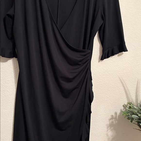 New York & Company Elegant Black Midi Dress - Picture 4 of 4